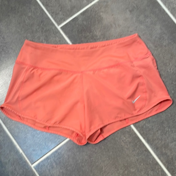 Nike Pants - ❤️FREE with purchase ❤️Nike dri- fit shorts pretty coral color size small.